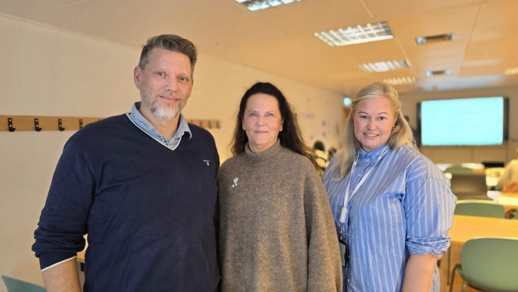 Fredrik Skjæret, Tove Spikkerud og Henriette Mikkelsen Hoel